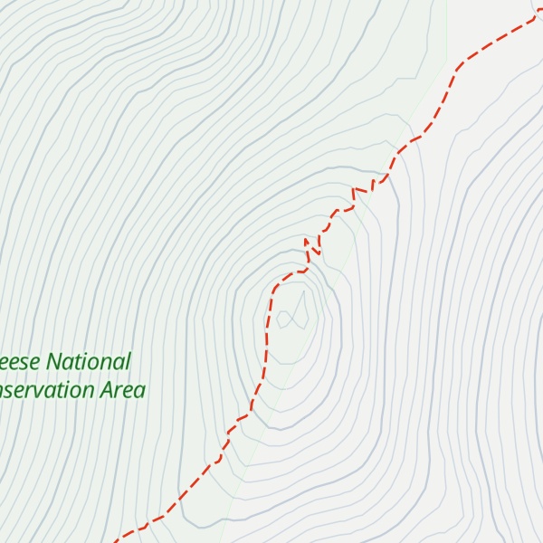 Map of Pinnell Mountain
