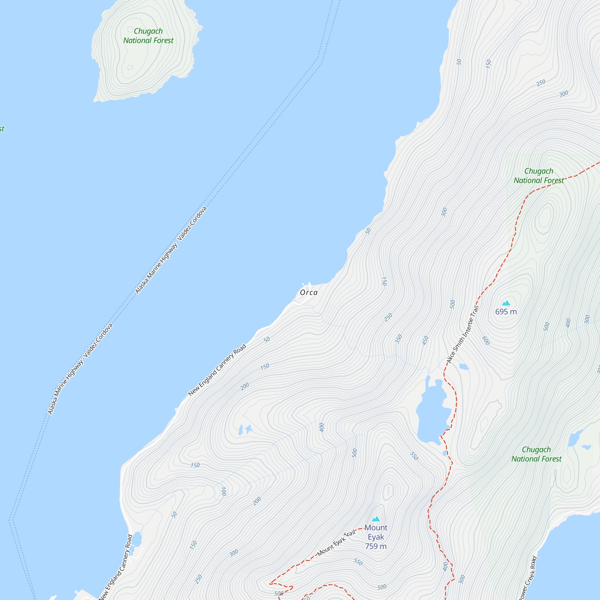 Orca Adventure Lodge map