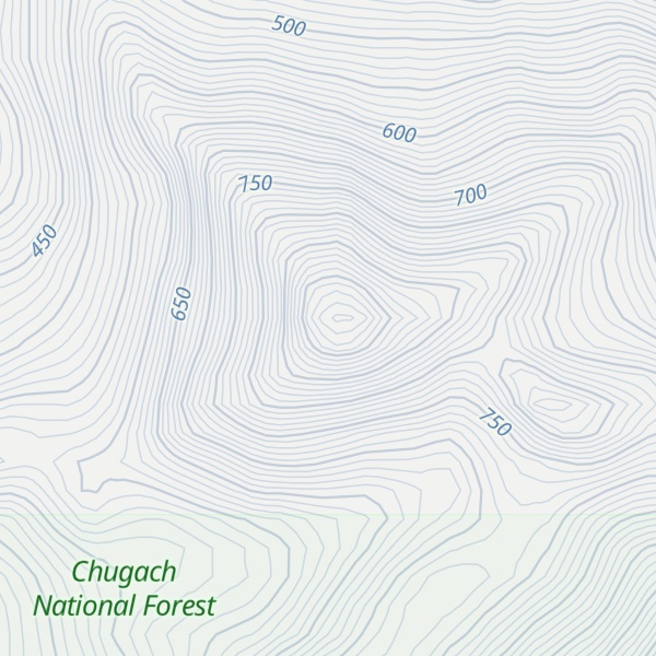 Map of Heney Peak