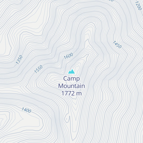 Map of Camp Mountain