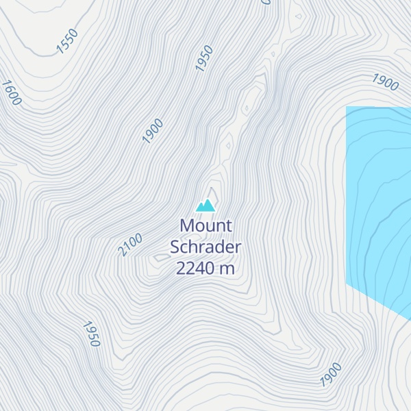 Map of Mount Schrader