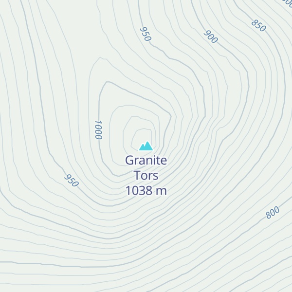 Map of Granite Tors