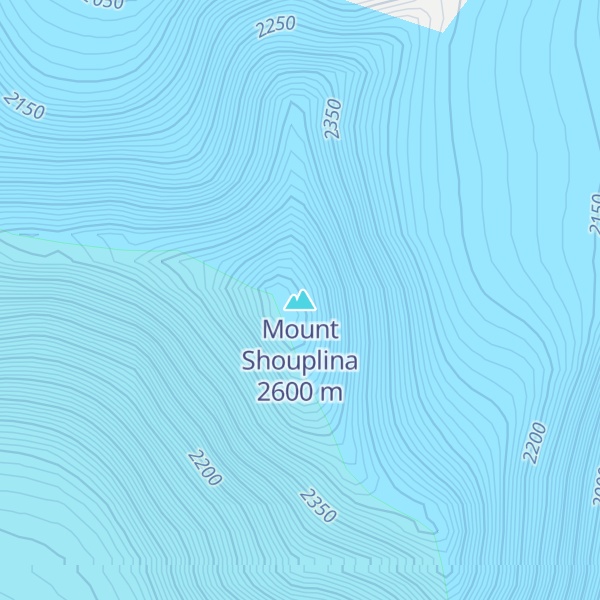 Map of Mount Shouplina