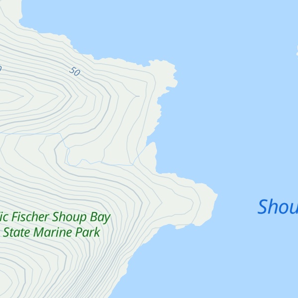 Map of McAllister Creek Public Use Cabin