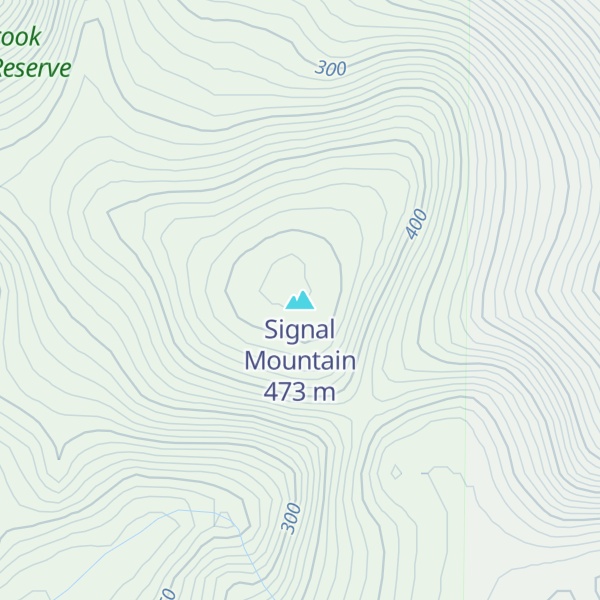 Map of Signal Mountain