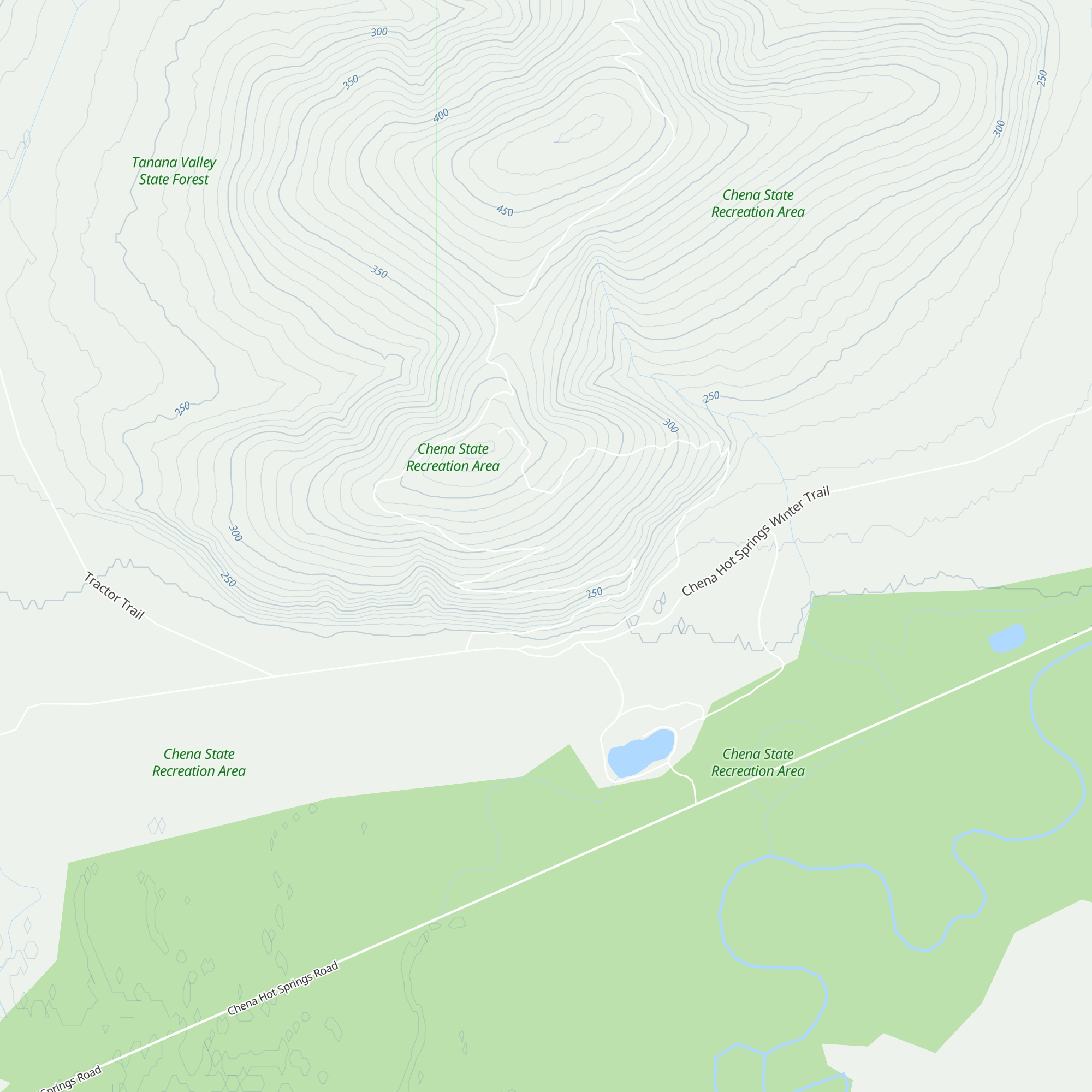 Compeau Cabin map