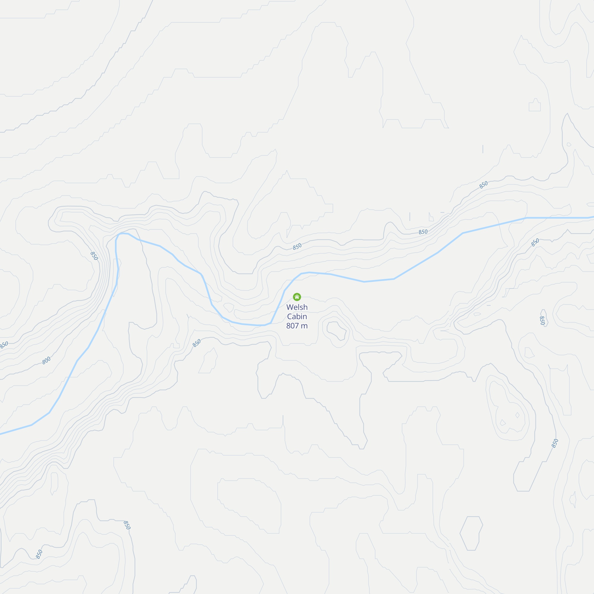 Welsh Cabin map