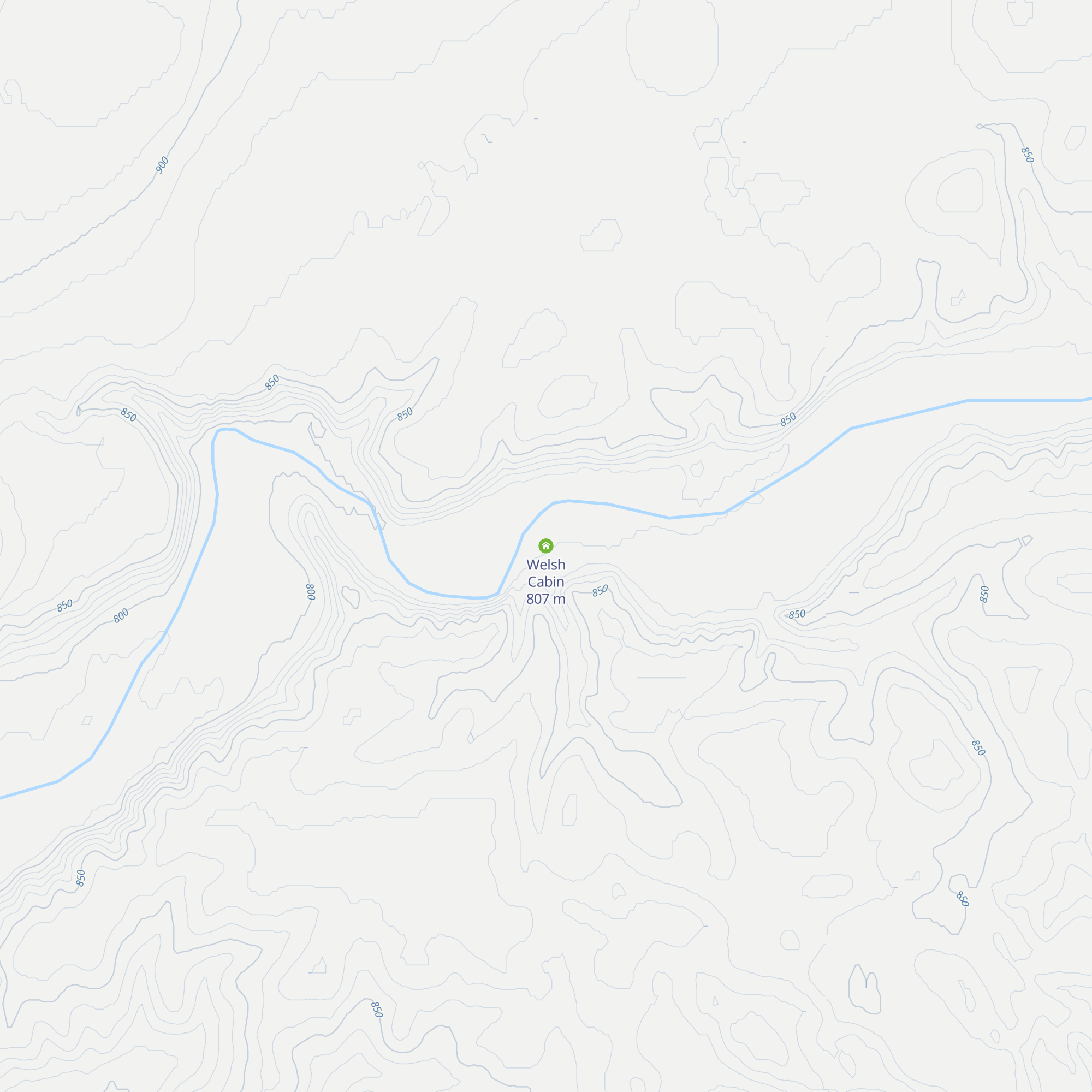 Welsh Cabin map