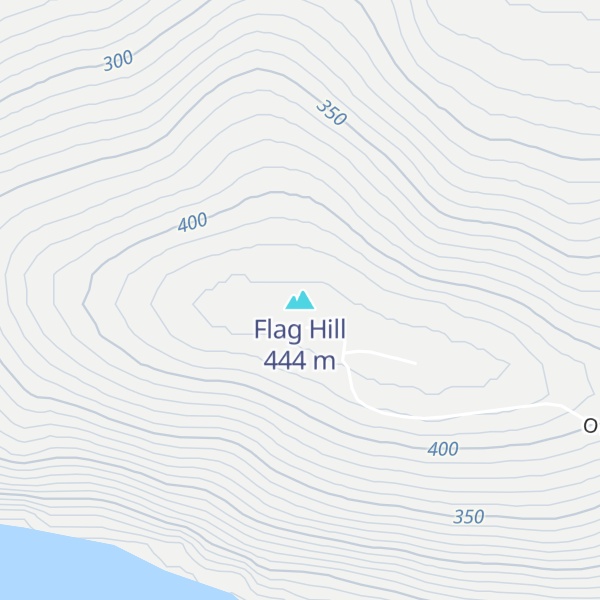Map of Flag Hill