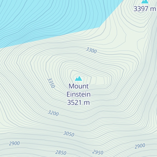 Map of Mount Einstein