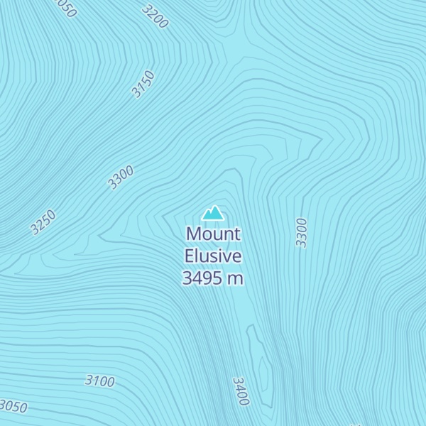 Map of Mount Elusive