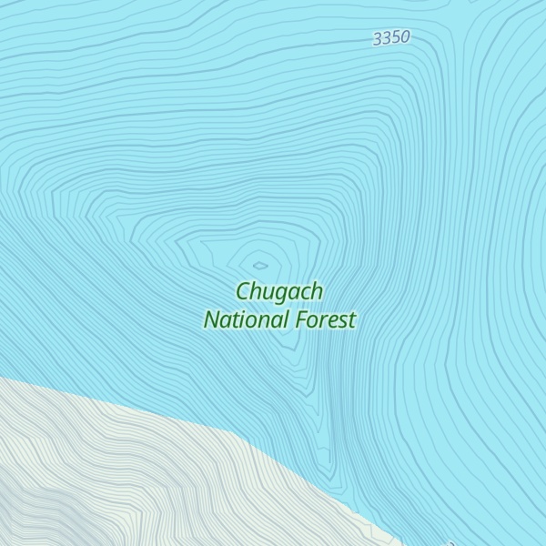 Map of Mount Gilbert Lewis