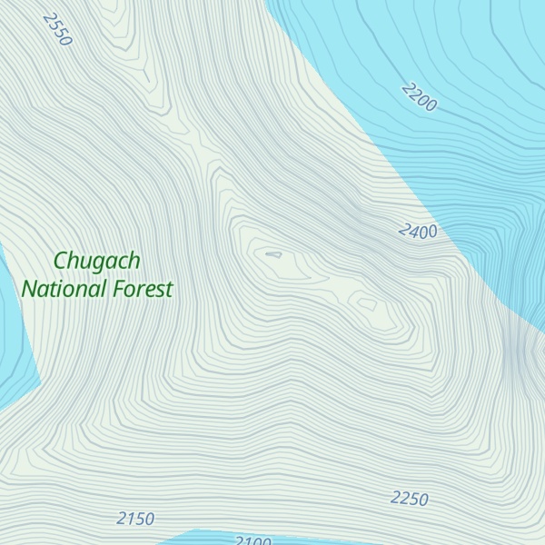 Map of Mount Michelson