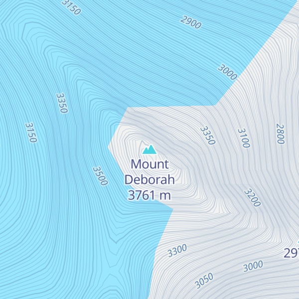 Map of Mount Deborah