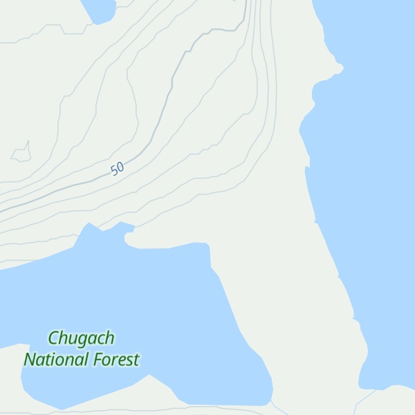 Map of Log Jam Bay Cabin