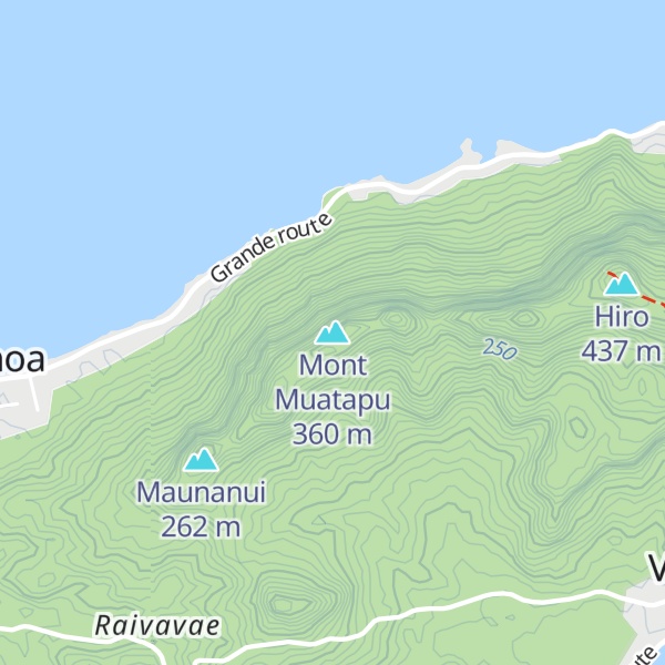 Map of Mont Muatapu