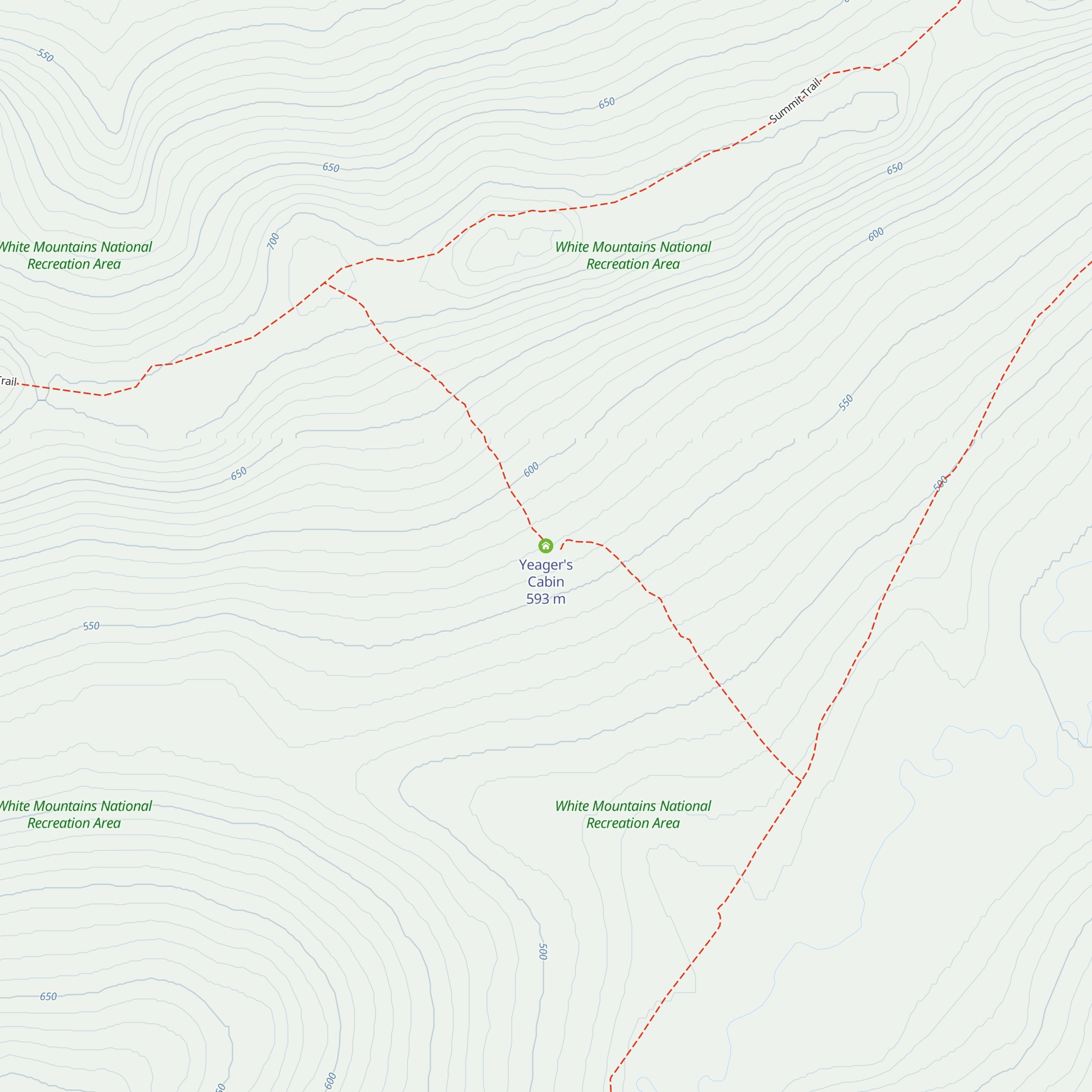 Yeager's Cabin map