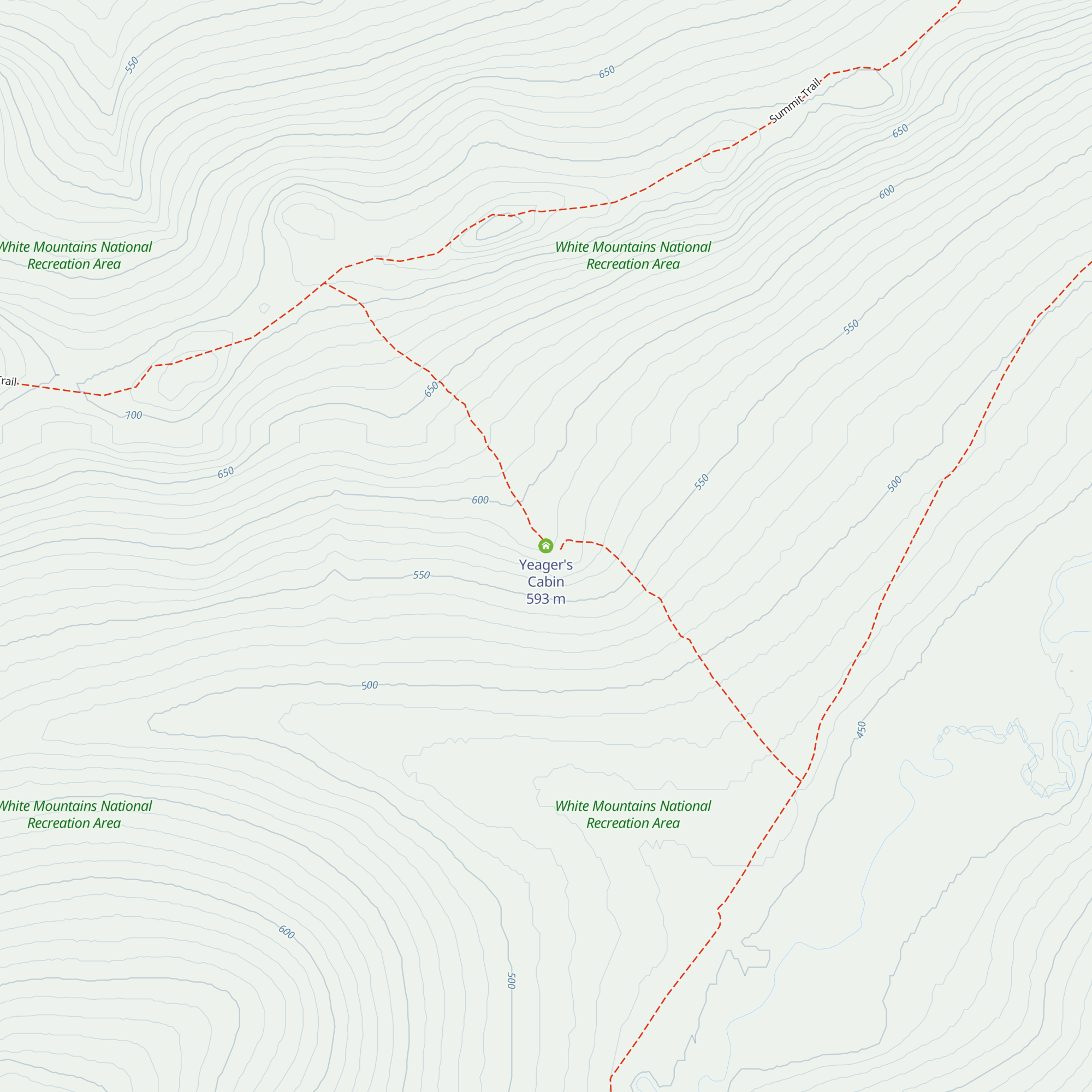 Yeager's Cabin map
