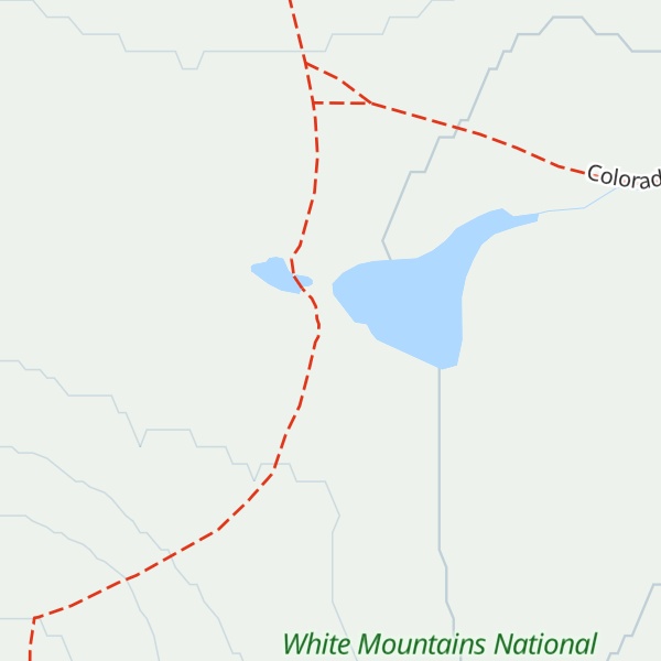 Map of Colorado Creek Cabin
