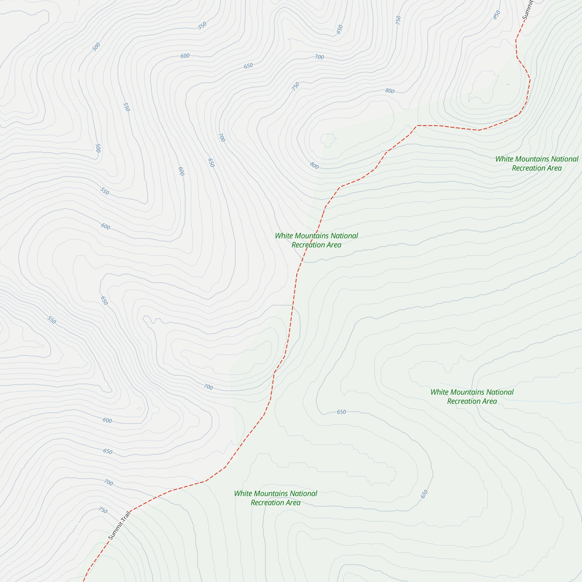 Summit Trail Shelter map