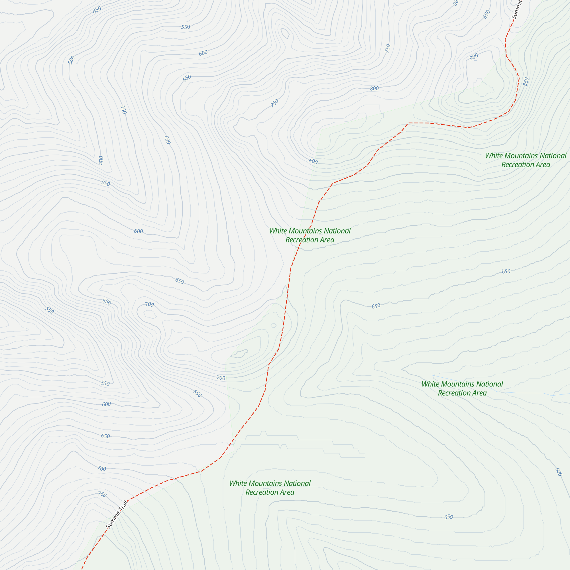 Summit Trail Shelter map