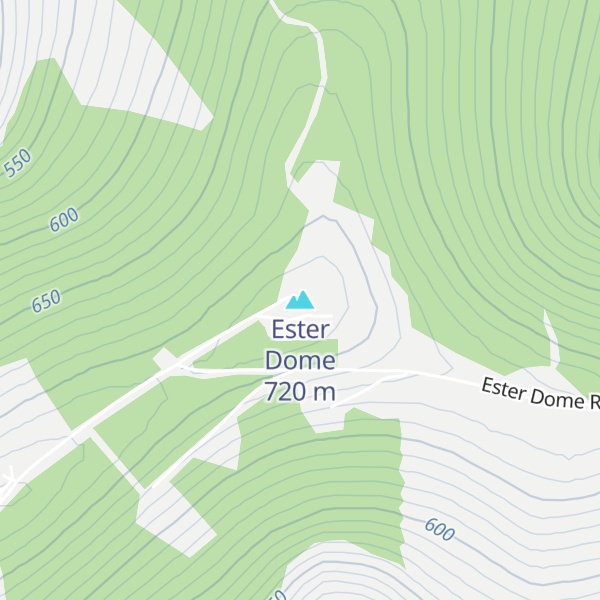 Map of Ester Dome