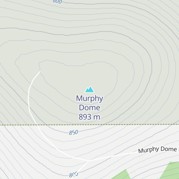 Map of Murphy Dome