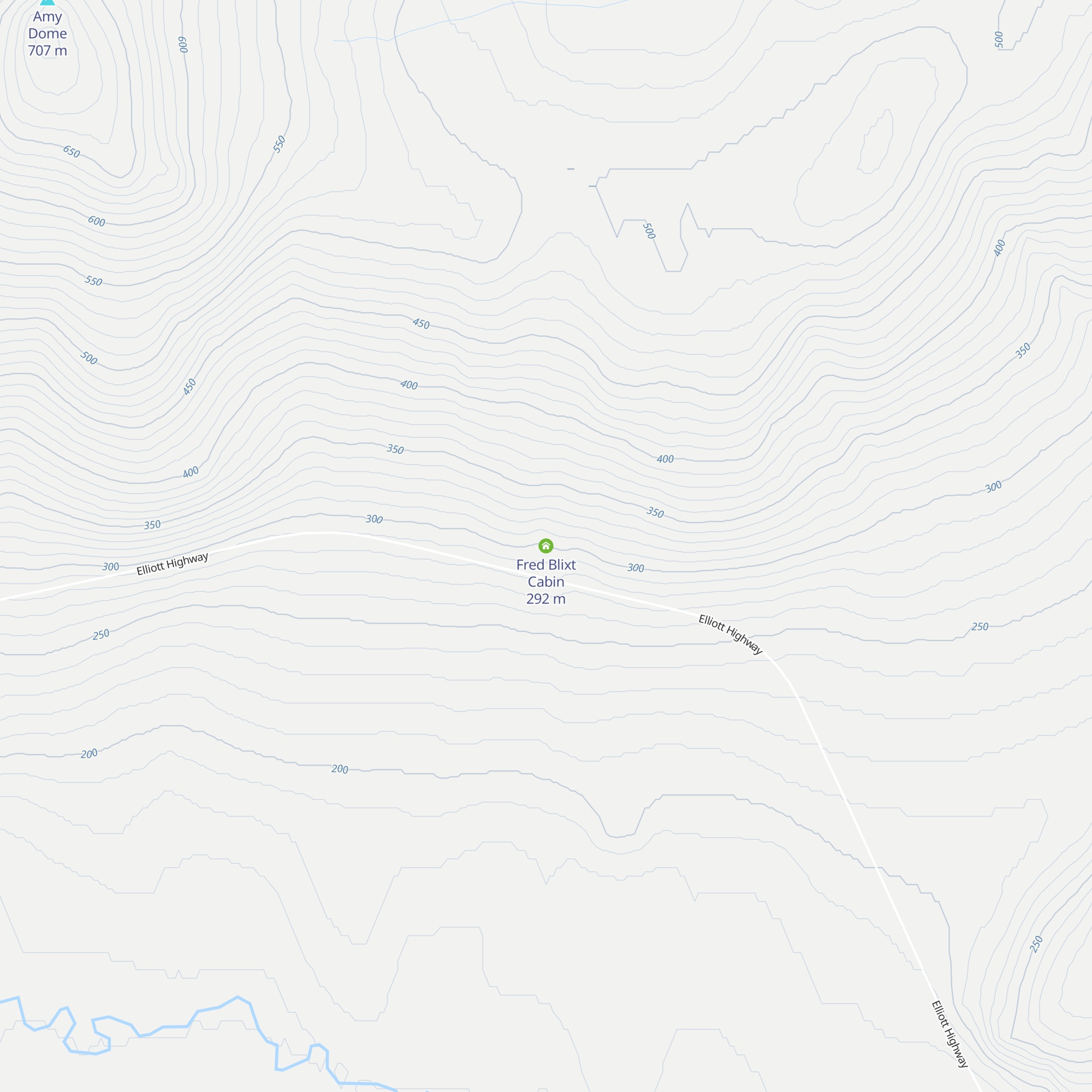 Fred Blixt Cabin map