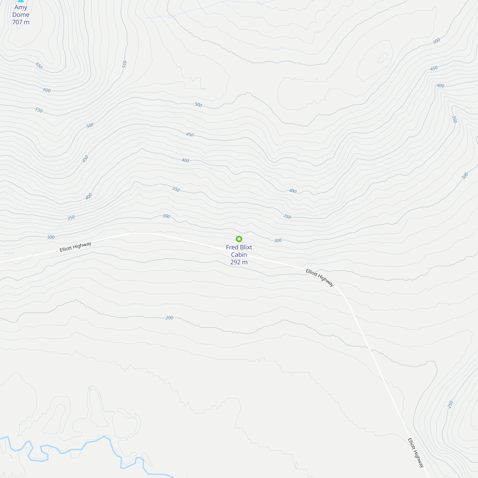 Fred Blixt Cabin map