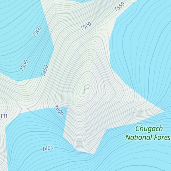 Map of Passage Peak