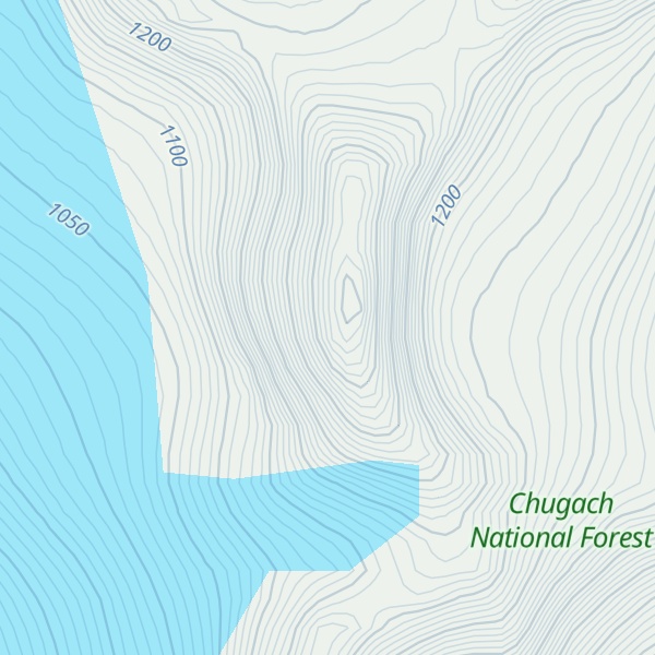 Map of Lowell Peak