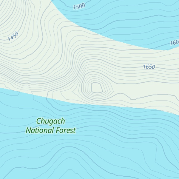 Map of Crown Peak