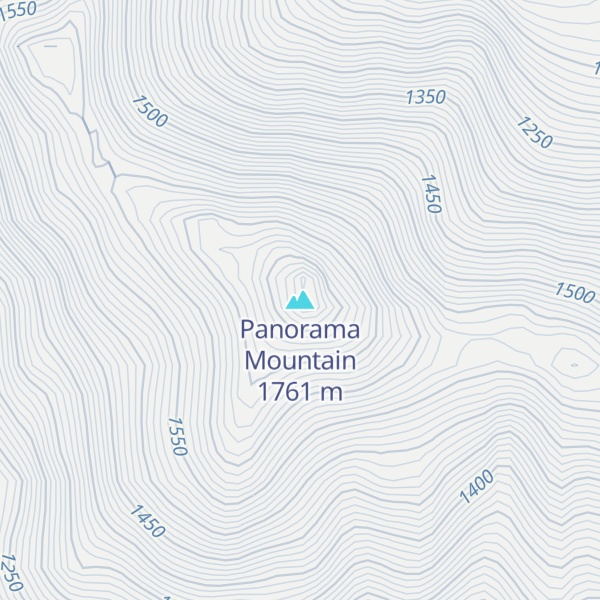 Map of Panorama Mountain