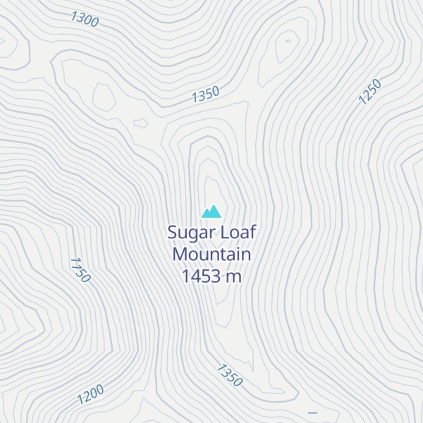 Map of Sugar Loaf Mountain