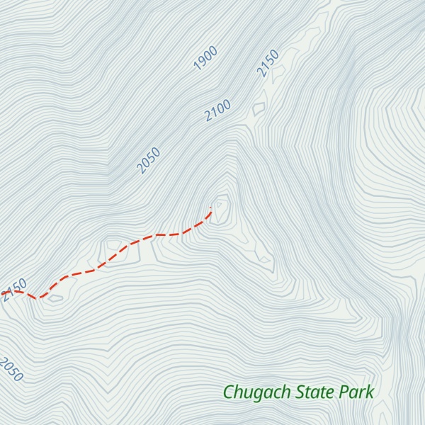 Map of Bashful Peak