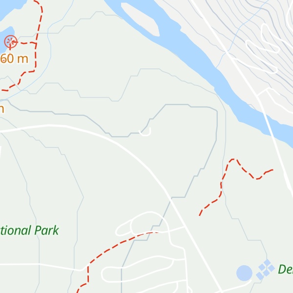 Map of Denali Bus Depot