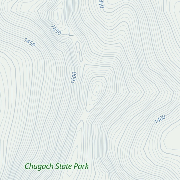 Map of Bright Peak