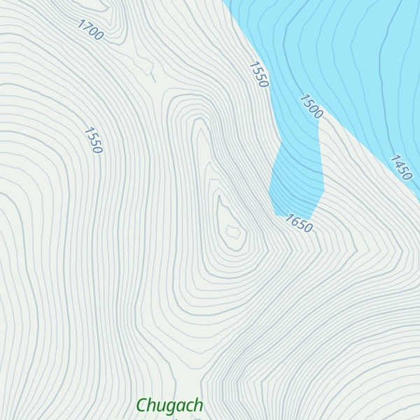 Map of Pipit Peak