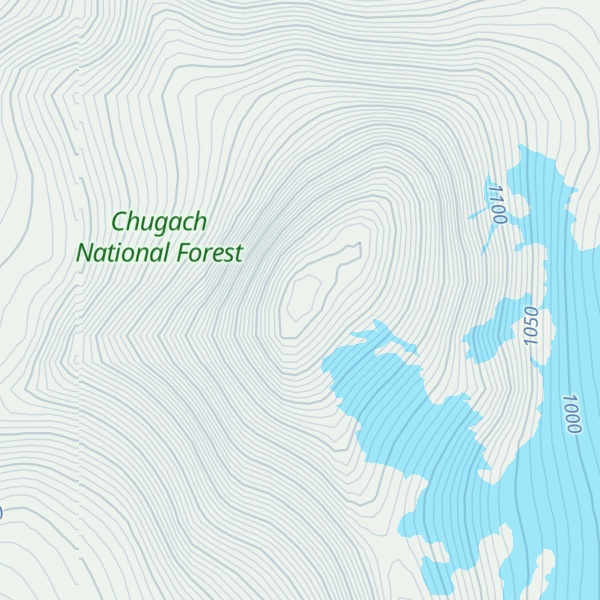 Map of Highbush Peak