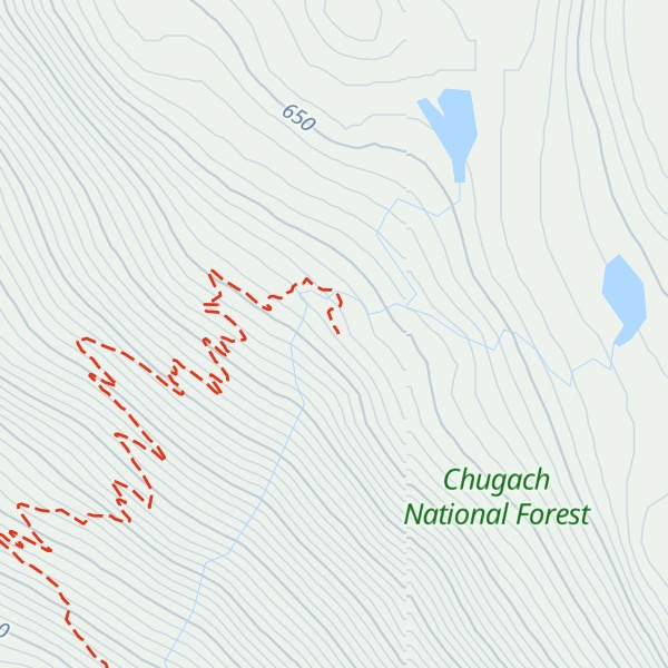 Map of Spencer Bench Cabin