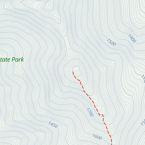 Map of South Pioneer Peak