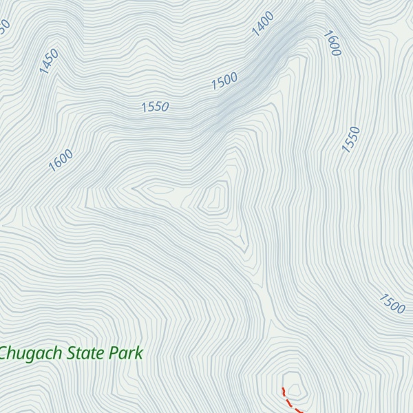 Map of Pioneer Peak