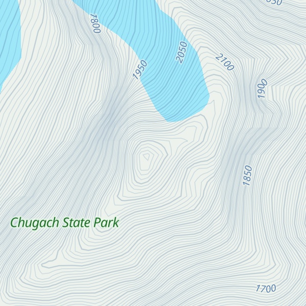 Map of Bellicose Peak