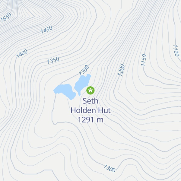 Map of Seth Holden Hut