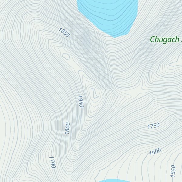Map of Peters Peak