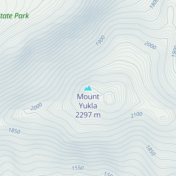 Map of Mount Yukla