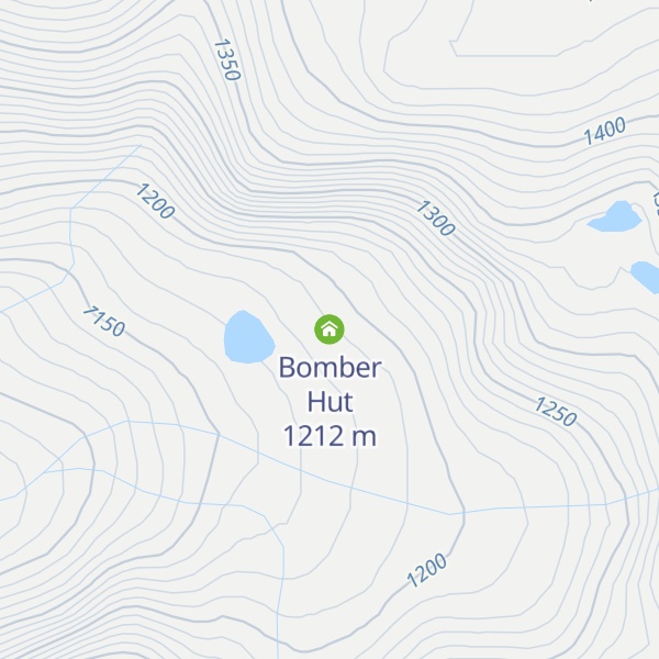 Map of Bomber Hut