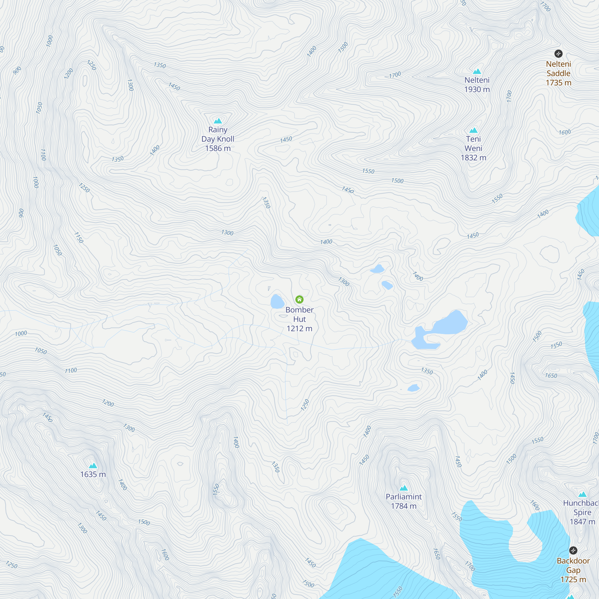Bomber Hut map