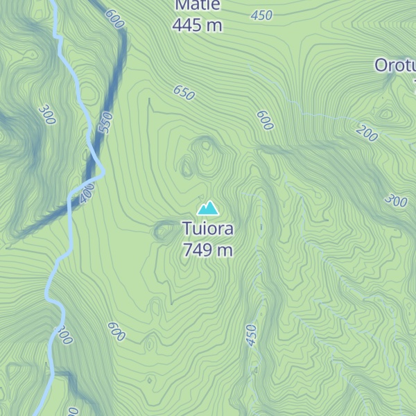 Map of Tuiora