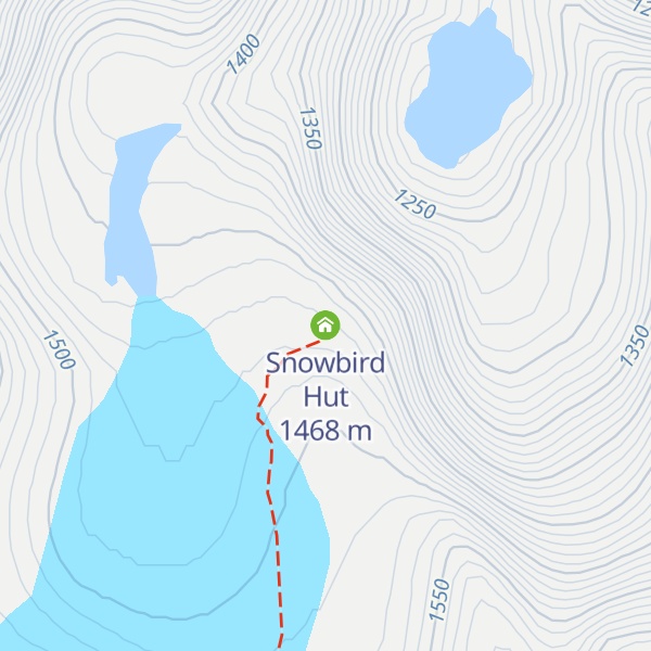 Map of Snowbird Hut